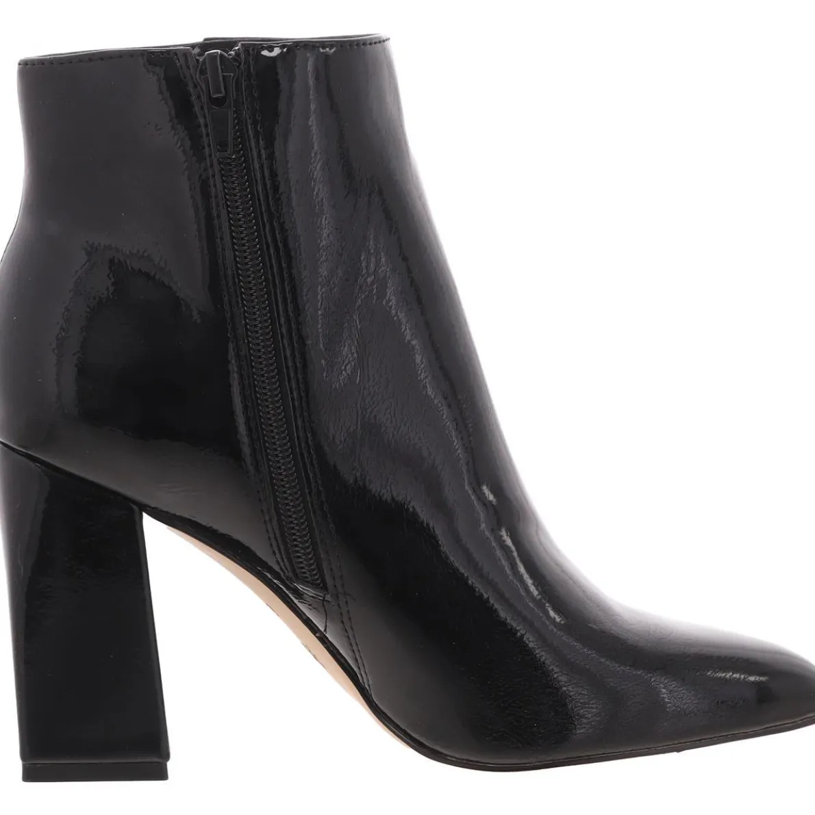 Briel Block Heel Patent Ankle Boots