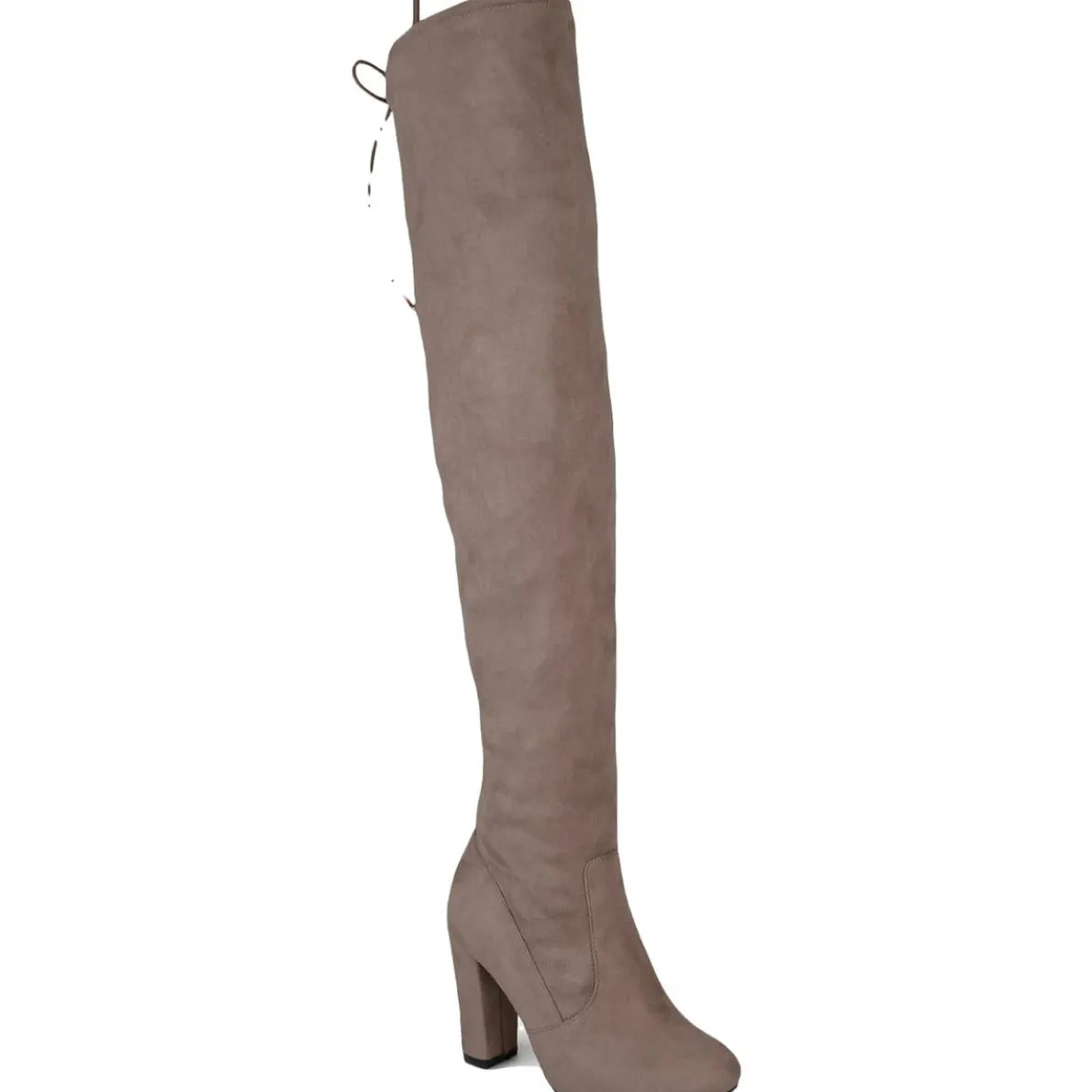 Maya Suede Wide Calf Knee-High Boots