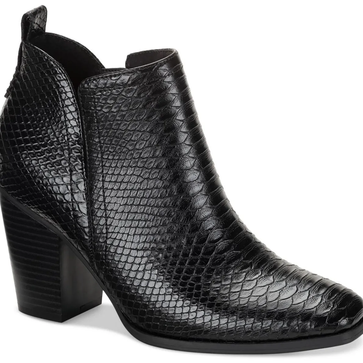 Polly Faux Leather Padded Insole Ankle Boots