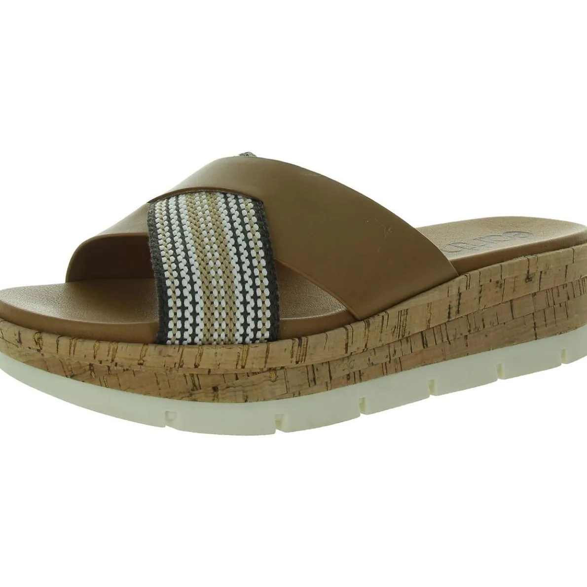 Finale Woven Flat Flatform Sandals