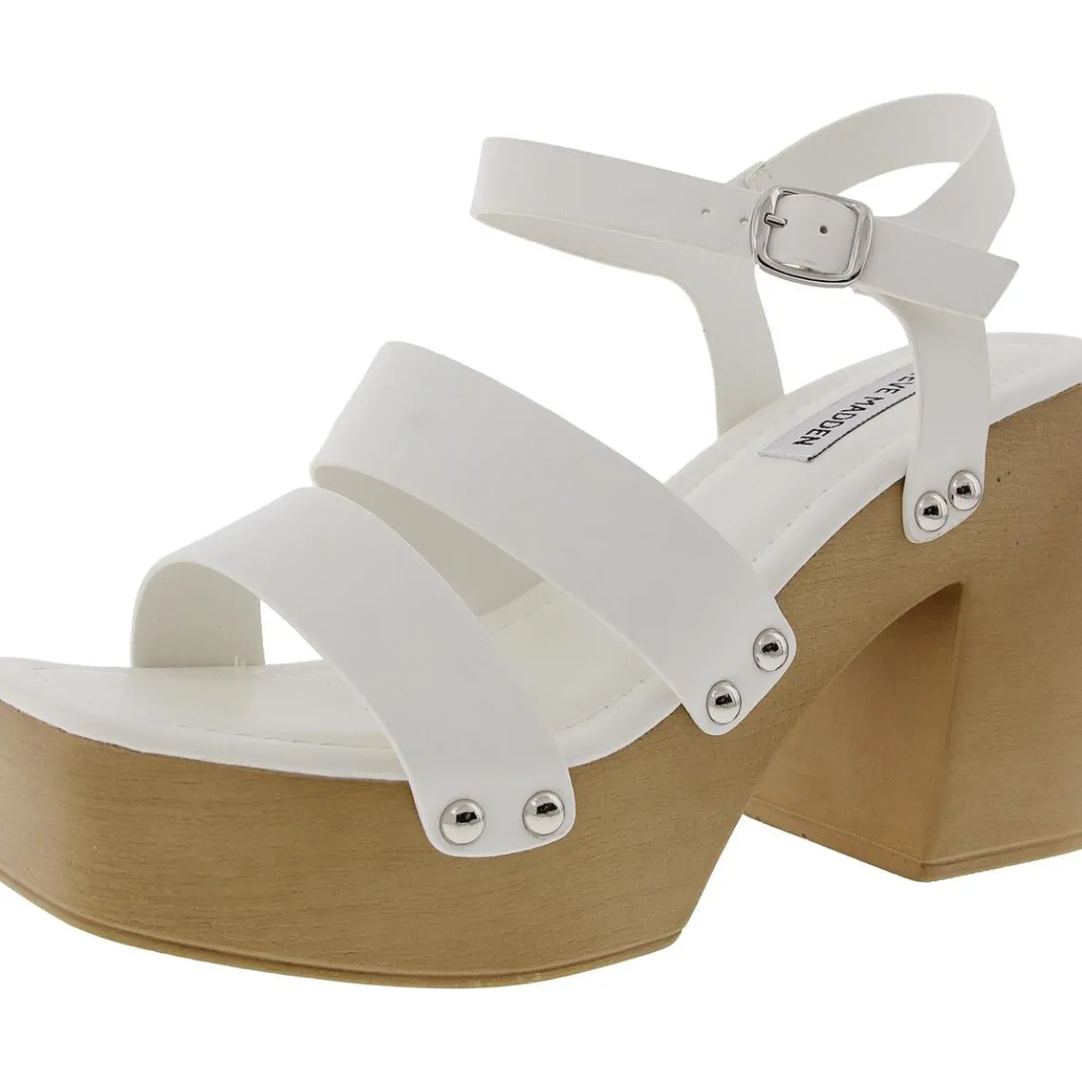 Gain Studded Faux Leather Platform Sandals