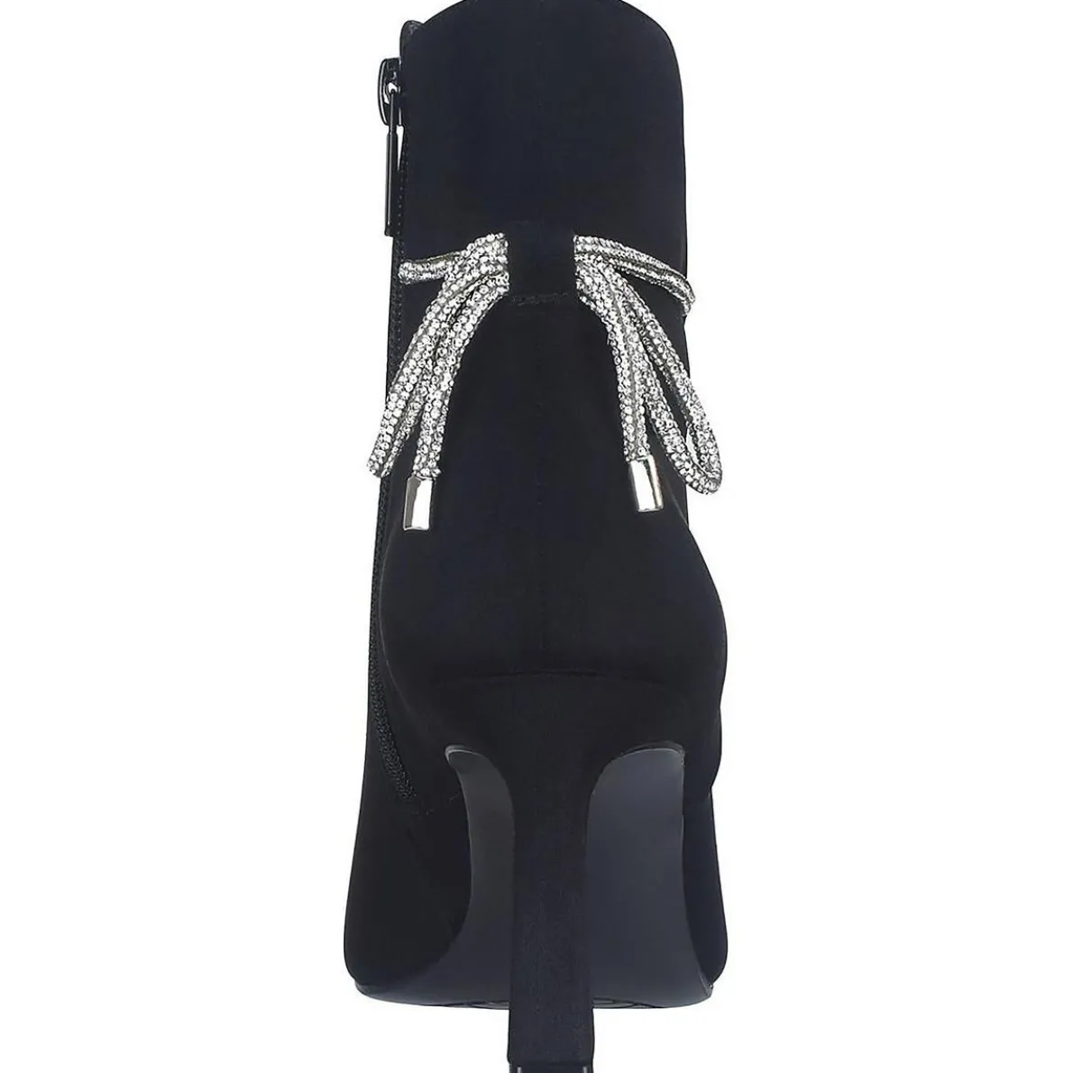 Vangie Faux Suede Embellished Ankle Boots