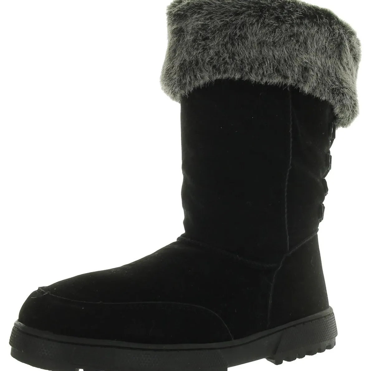 Faux Fur Lined Faux Leather Winter & Snow Boots