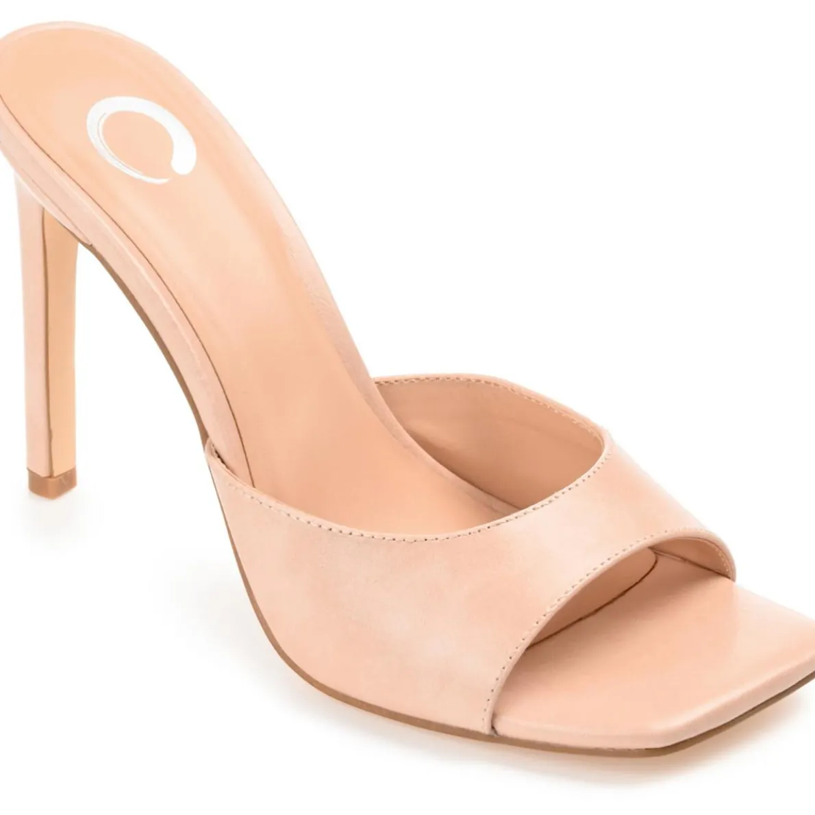 Marlowe Faux Leather Slip On Heels