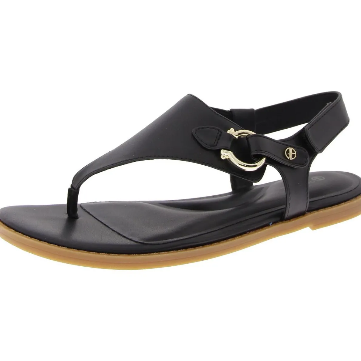 Nennie Faux Leather Thong Ankle Strap