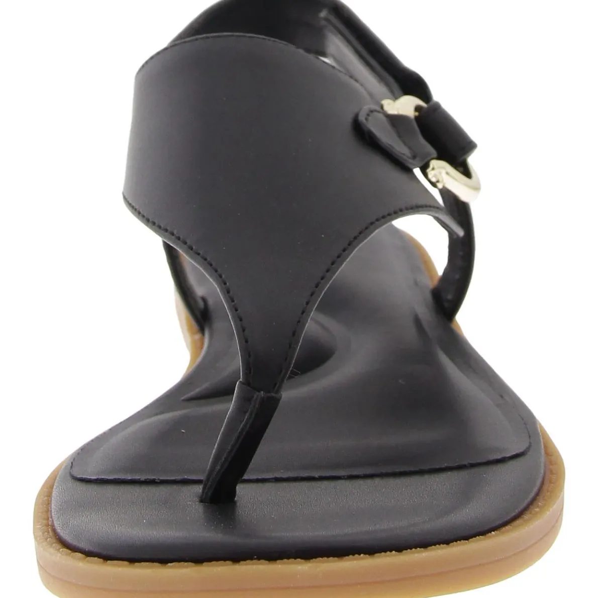 Nennie Faux Leather Thong Ankle Strap