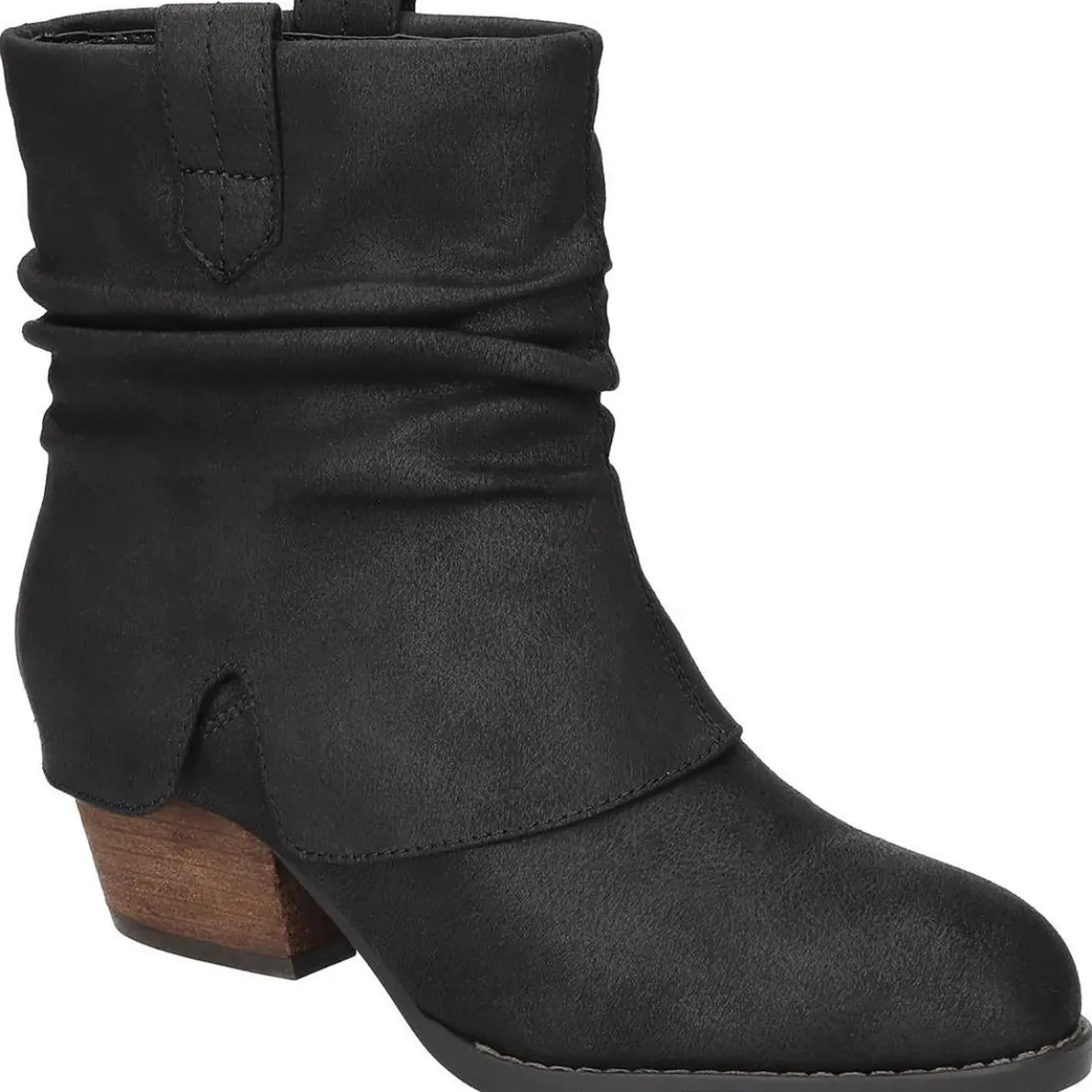 Slouchy Faux Suede Ankle Boots