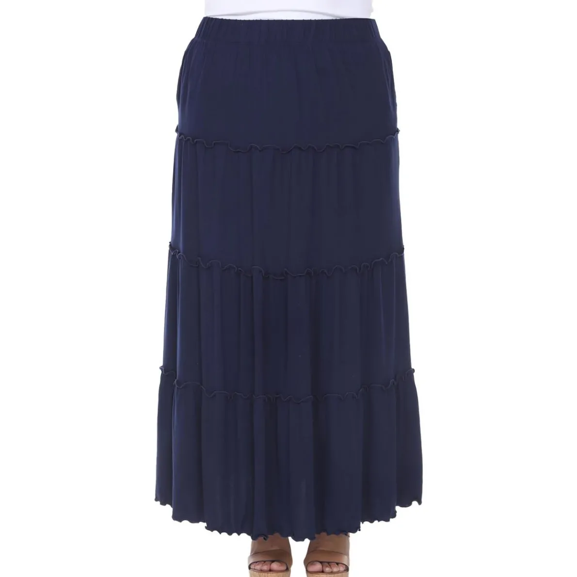 Knit Tiered Maxi Skirt