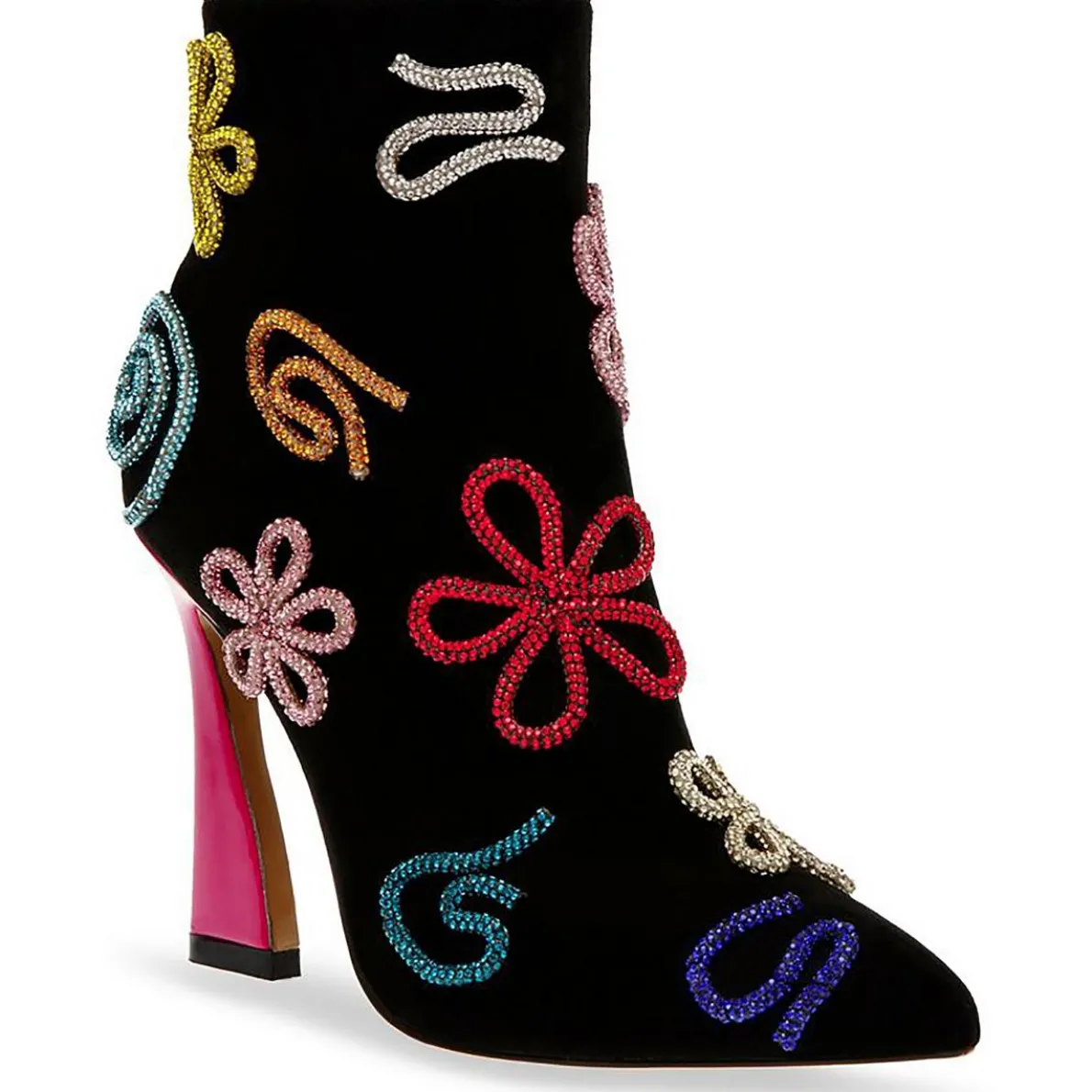 Faux Leather Pumps Ankle Boots