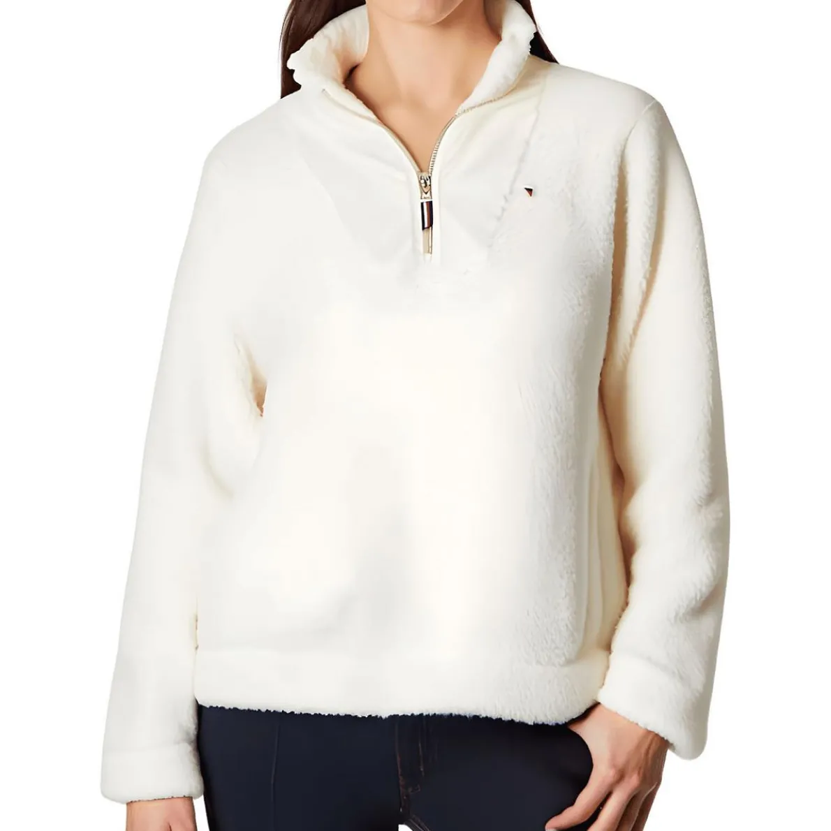Faux Fur Sherpa Full Zip Sweater