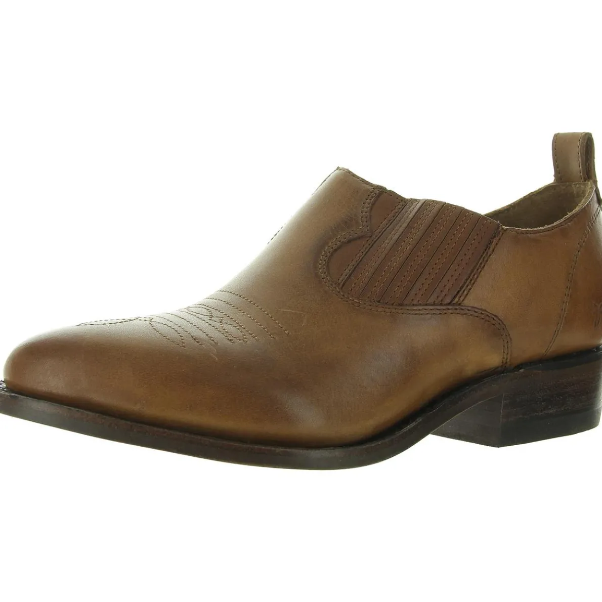 Billy Leather Embroidered Shooties