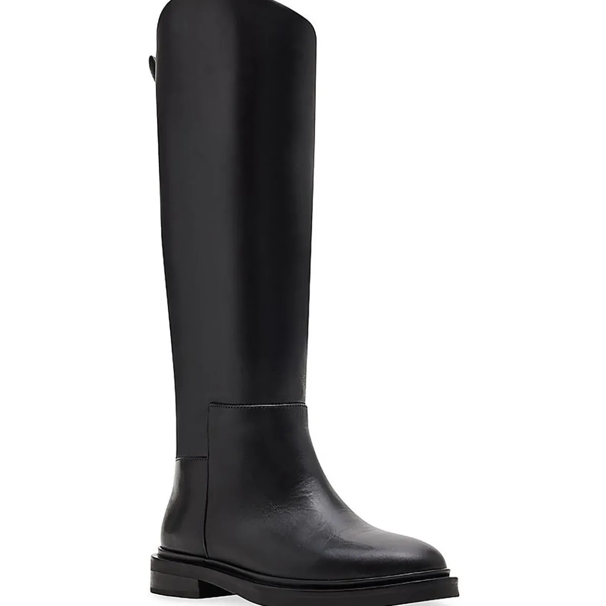 Gaige Solid Leather Knee-High Boots