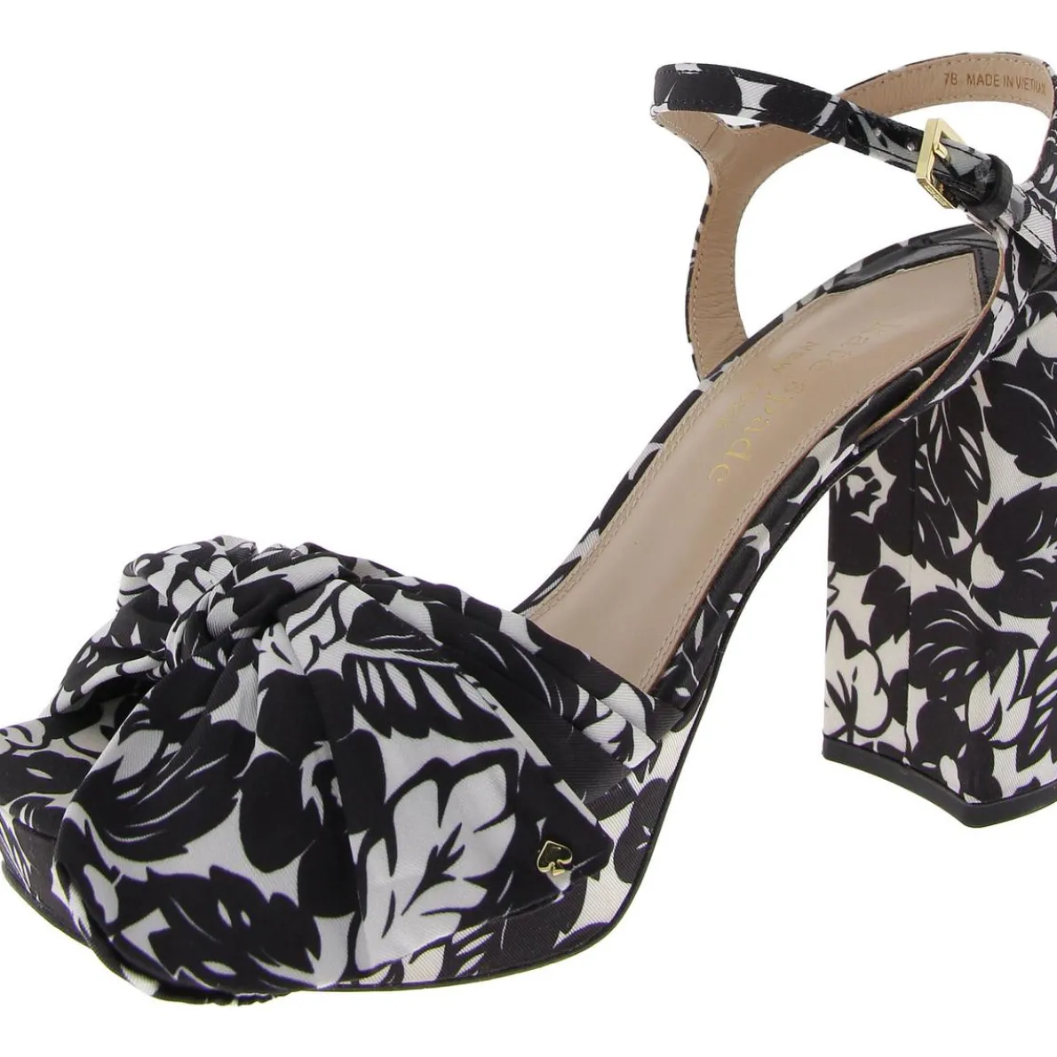 Lucie Satin Square Toe Slingback Sandals