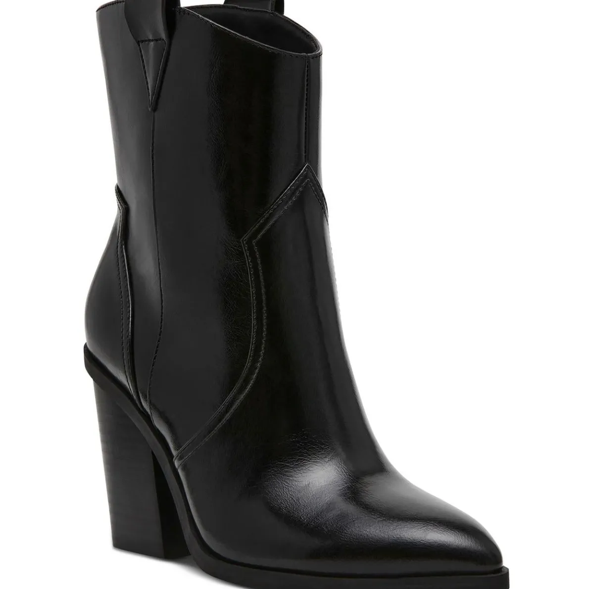NAZARETH Solid Leather Mid-Calf Boots
