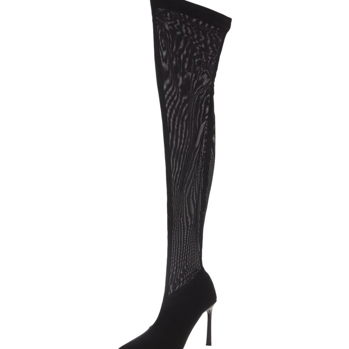 Evie Sheer Pointed Toe Over-The-Knee Boots
