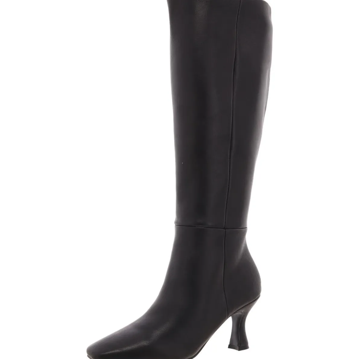 AKPERFECTION Zipper Leather Knee-High Boots