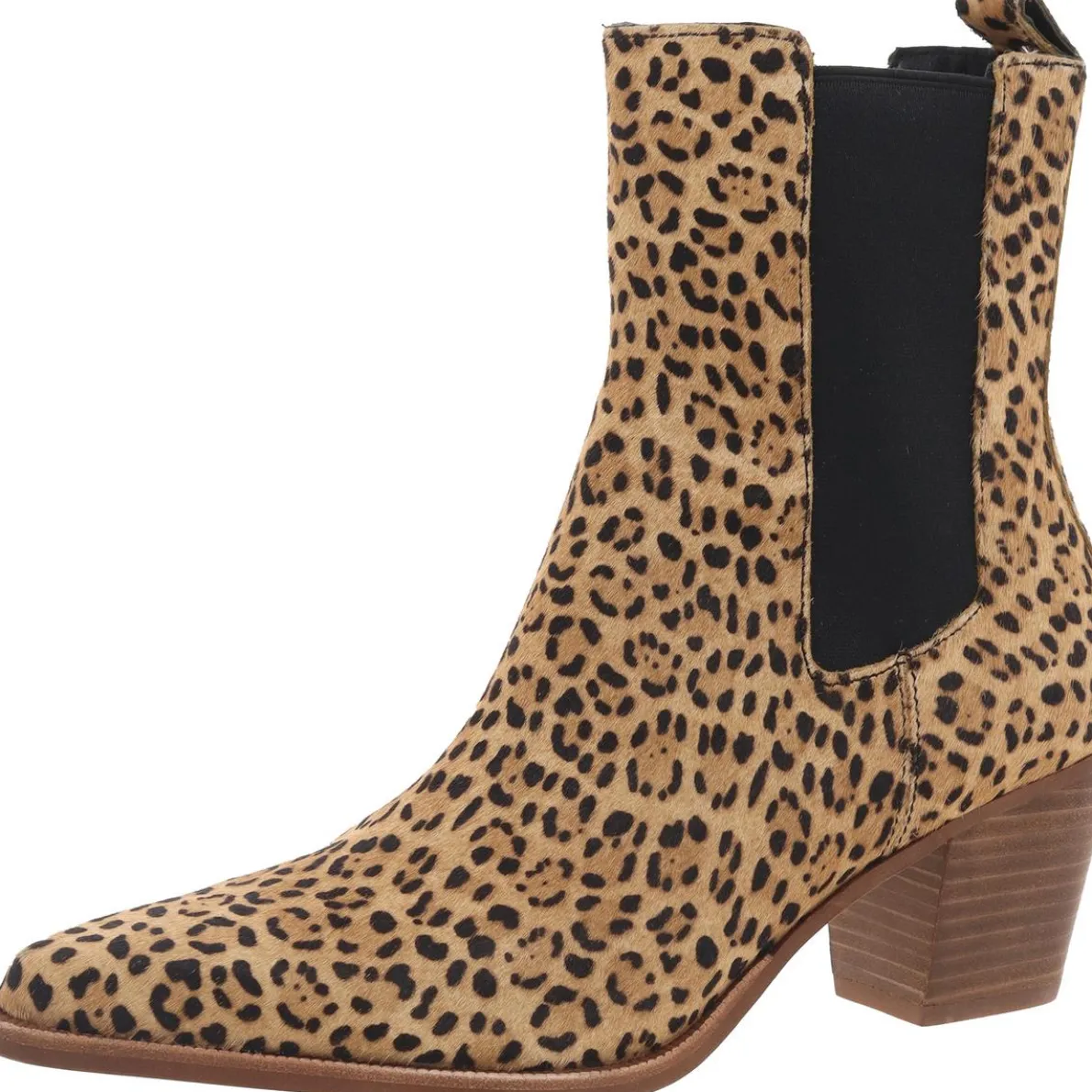 Shadie Animal Print Calf Hair Ankle Boots