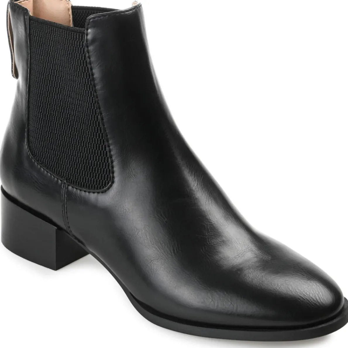 Chayse Faux Leather Pull On Chelsea Boots