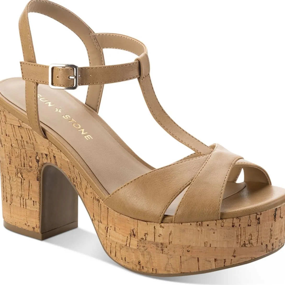 Jillien Cork Block Heels