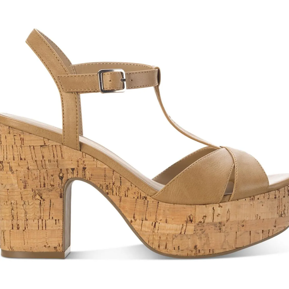 Jillien Cork Block Heels