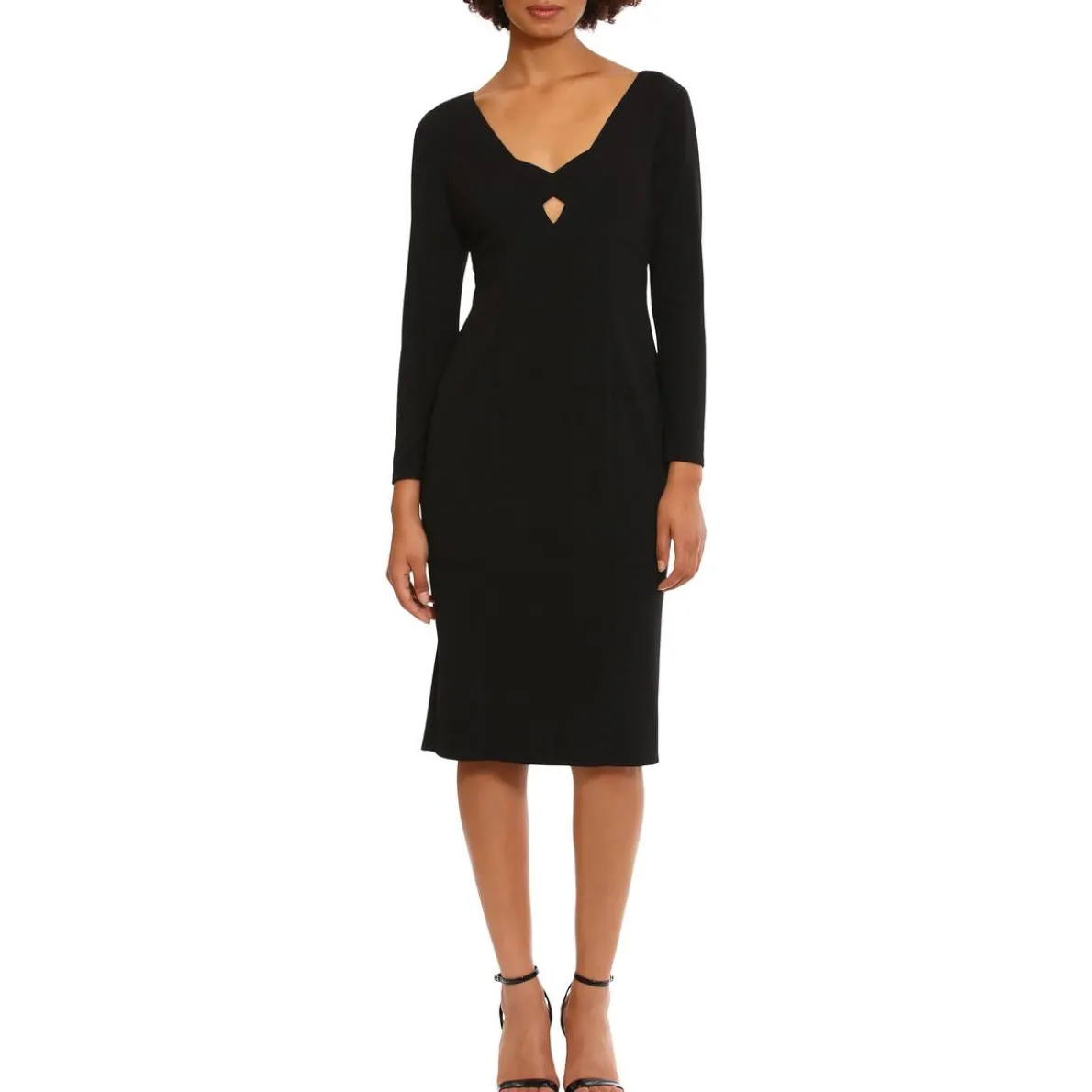 Cut-Out Midi Dress