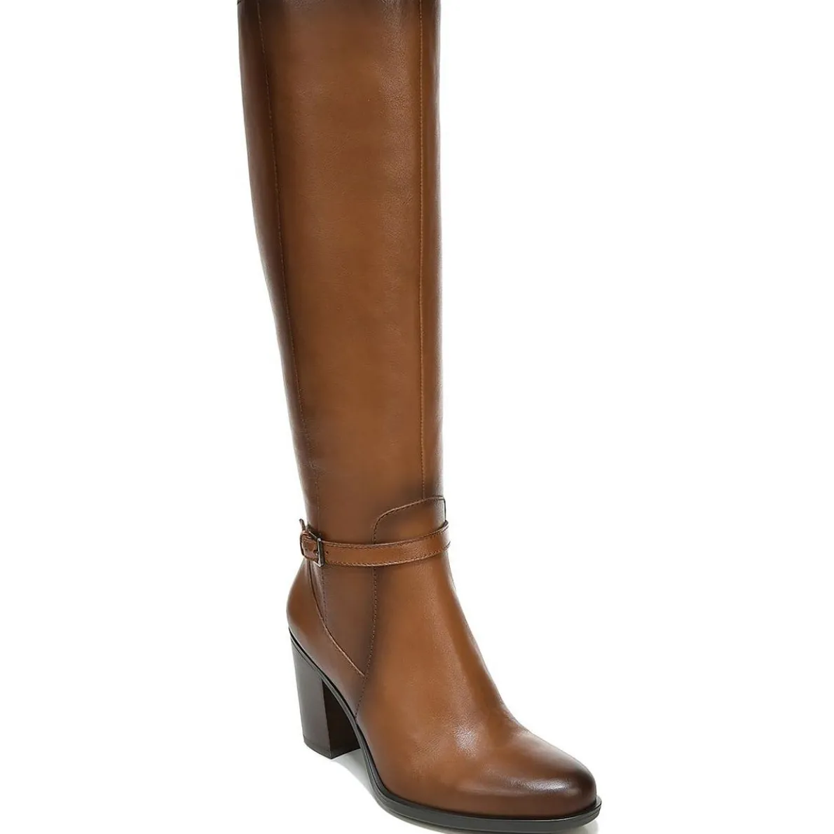 Kalina Leather Wide Calf Knee-High Boots