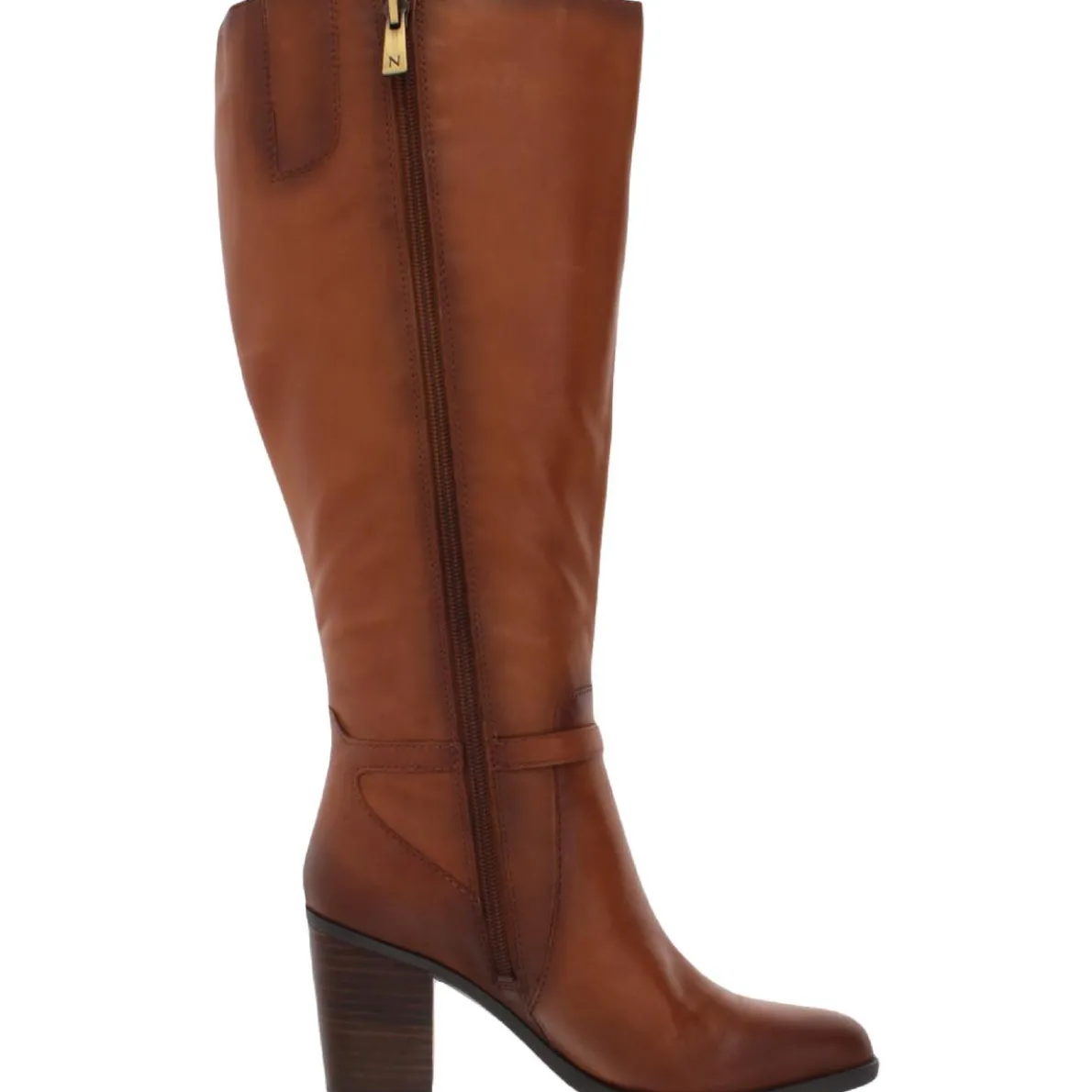 Kalina Leather Wide Calf Knee-High Boots