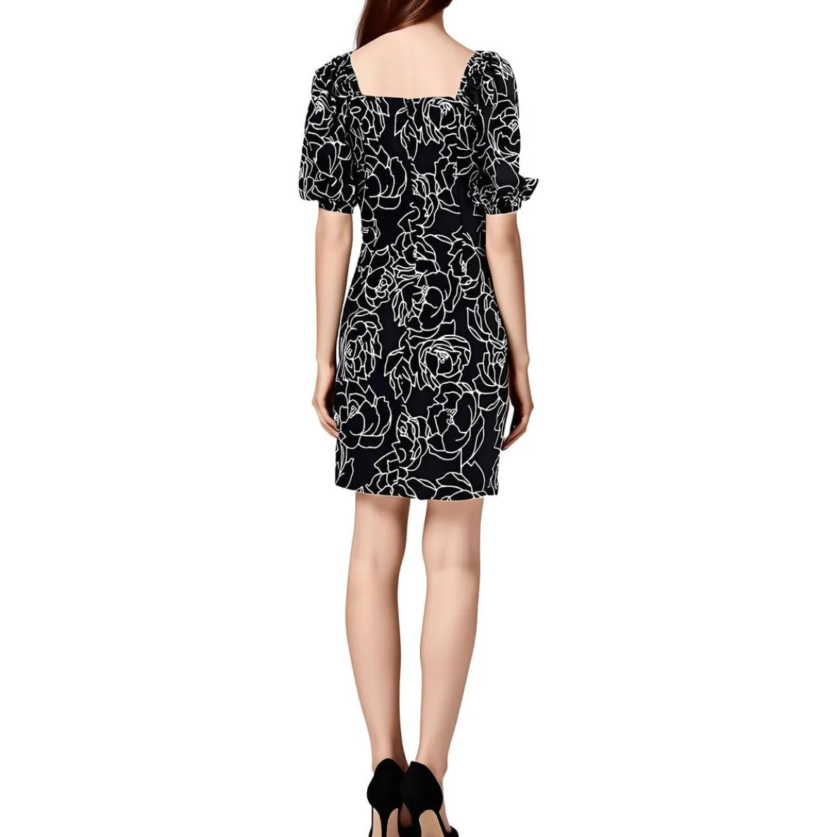 Embroidered Mini Dress