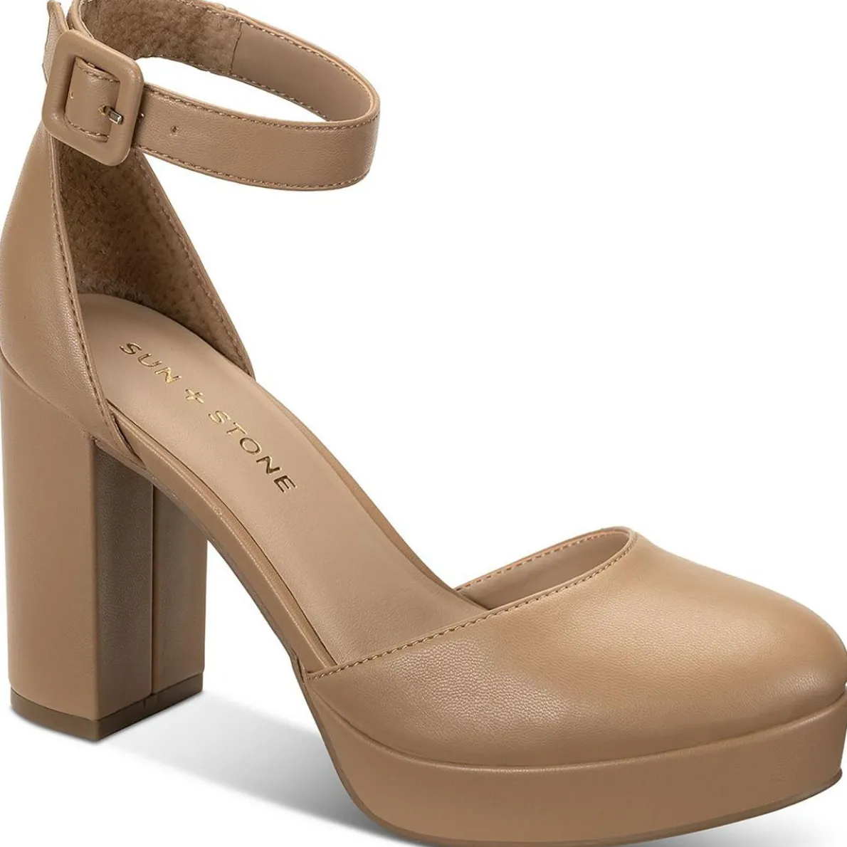 Birdey Comfort Insole Round Toe Platform Heels