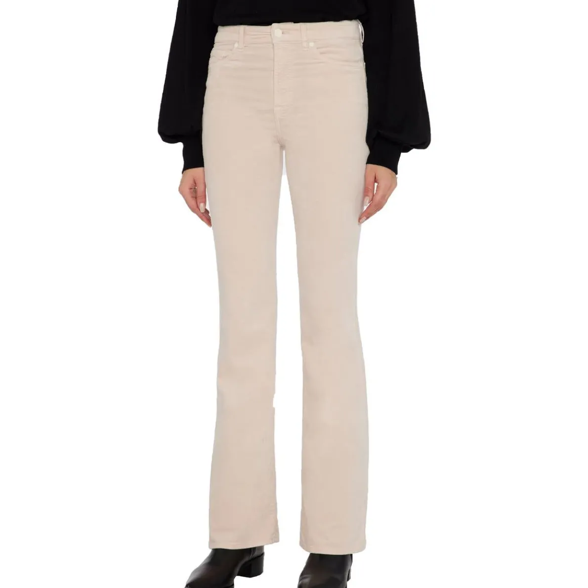 Lisha Stretch Velvet Bootcut Pants