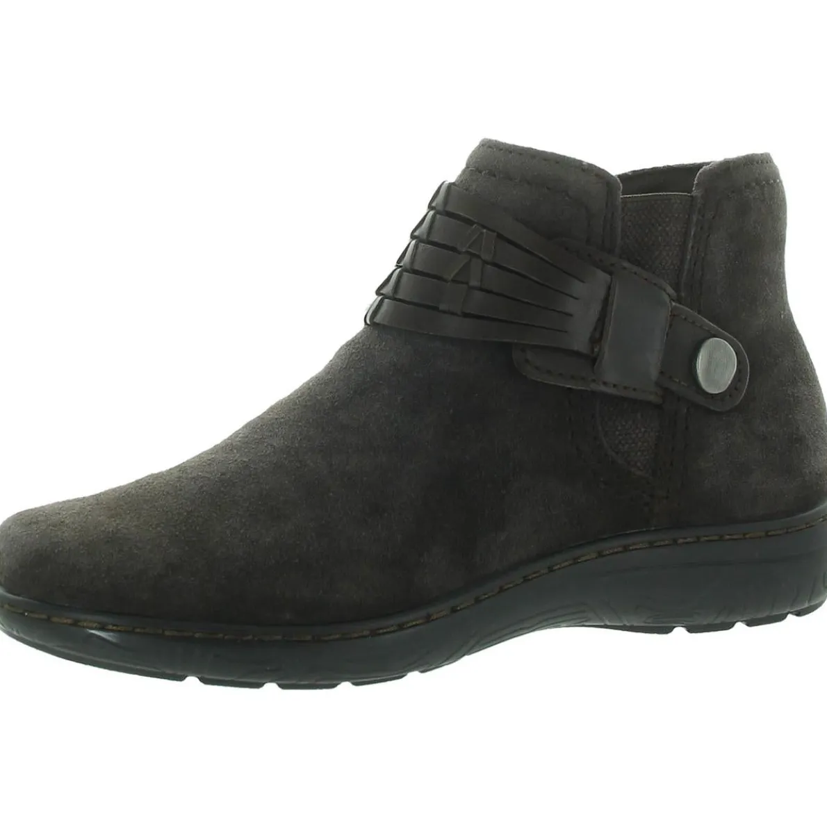 Zipper Leather Booties