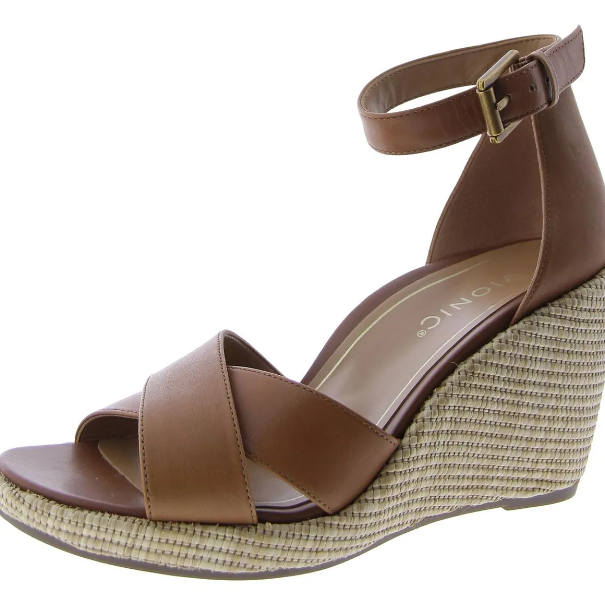 Marina Buckle Platform Wedge Sandals