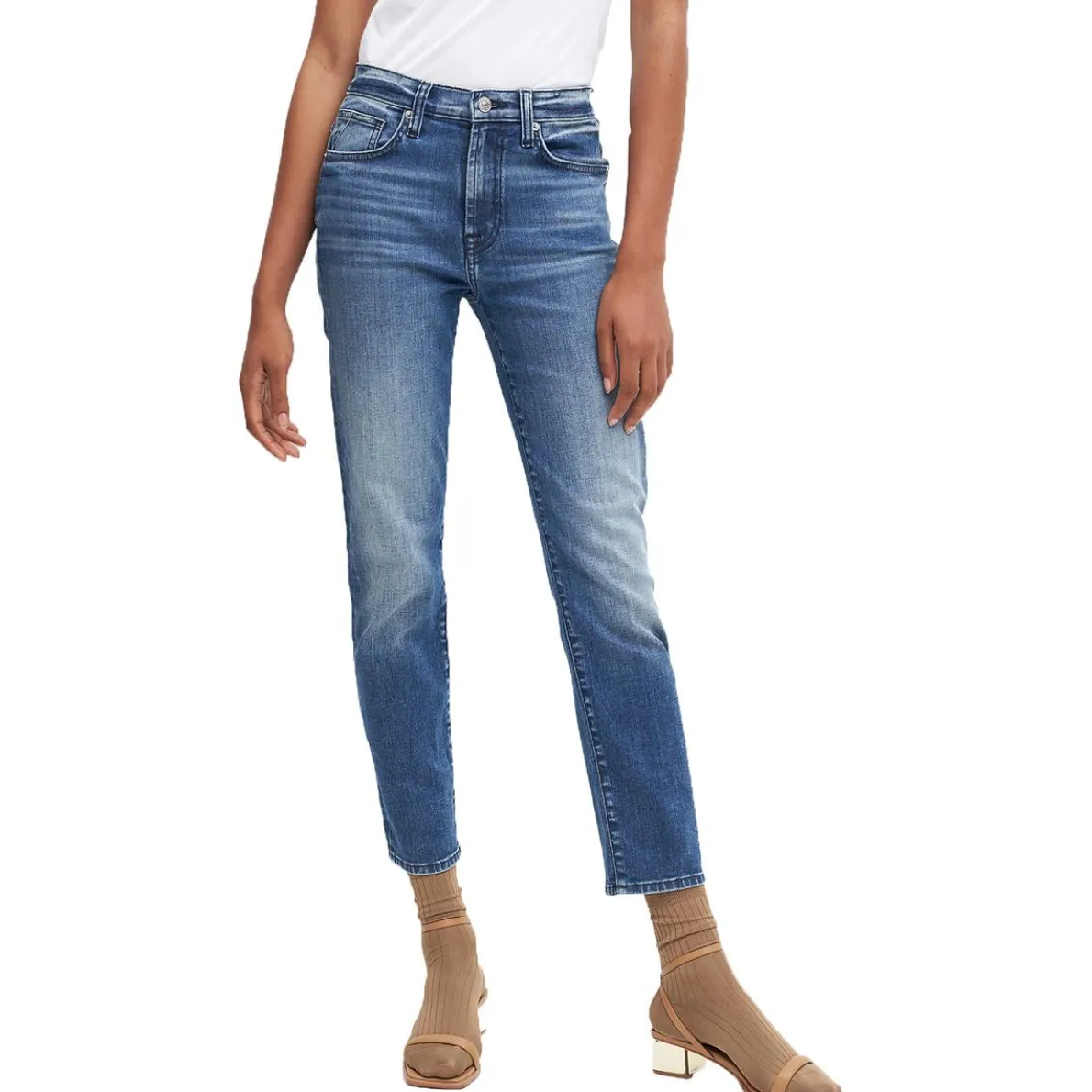 Stretch Denim Skinny Jeans