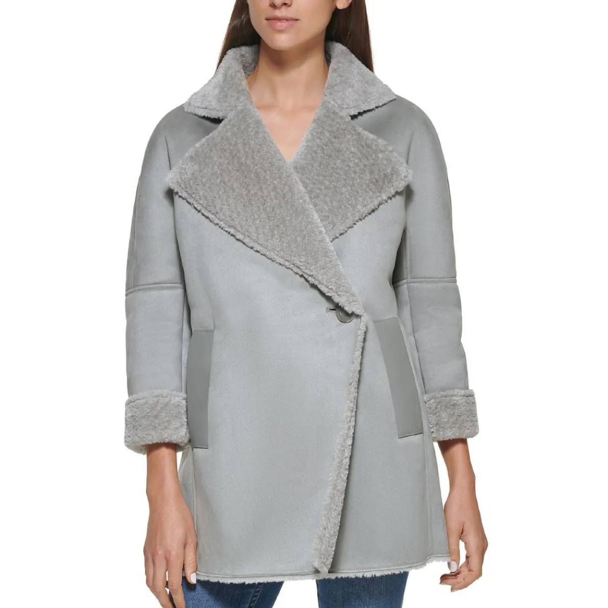 Midi Warm Faux Fur Coat