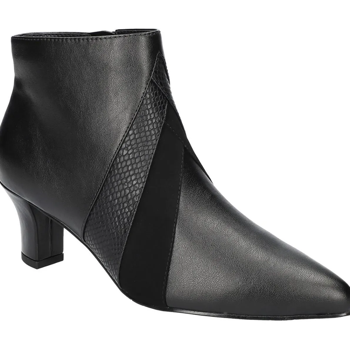 Falcon Block Heel Ankle Boots
