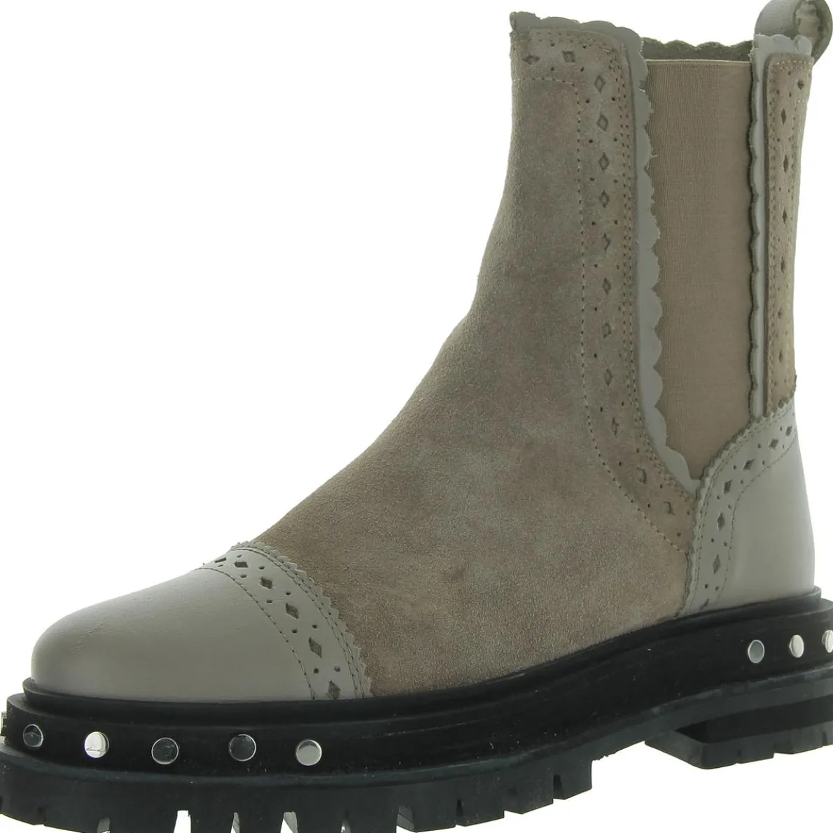 TATE BOOT Leather Round toe Chelsea Boots