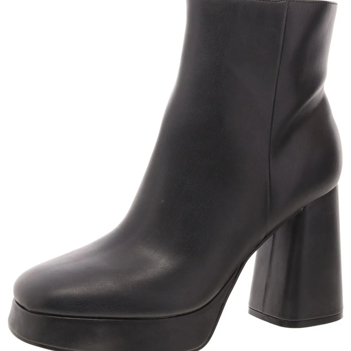 Velo 3 Faux Leather Block Heel Mid-Calf Boots