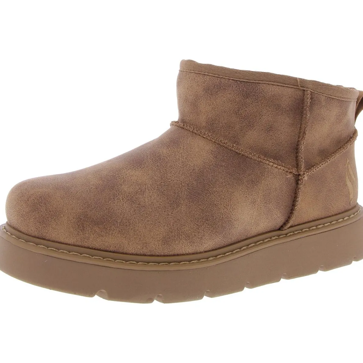 Faux Fur Lined Cable Knit Booties