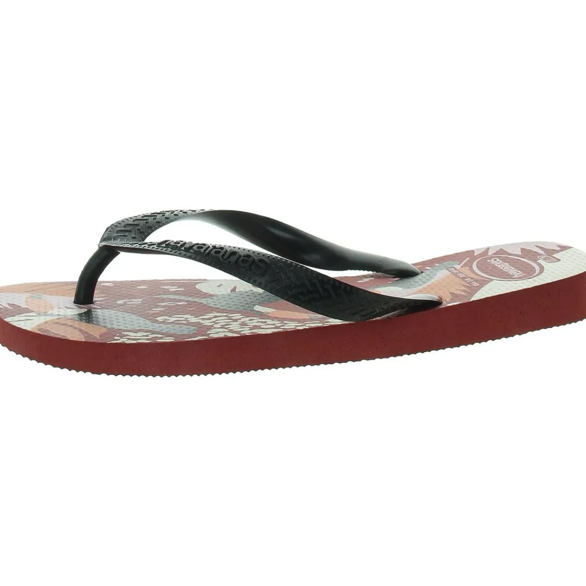 Tropical Vibes Slip On Flip Flops Thong Sandals