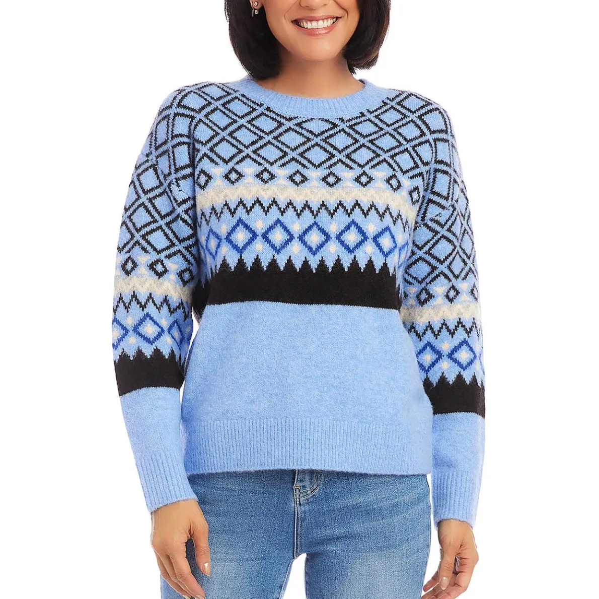 Knit Crewneck Pullover Sweater