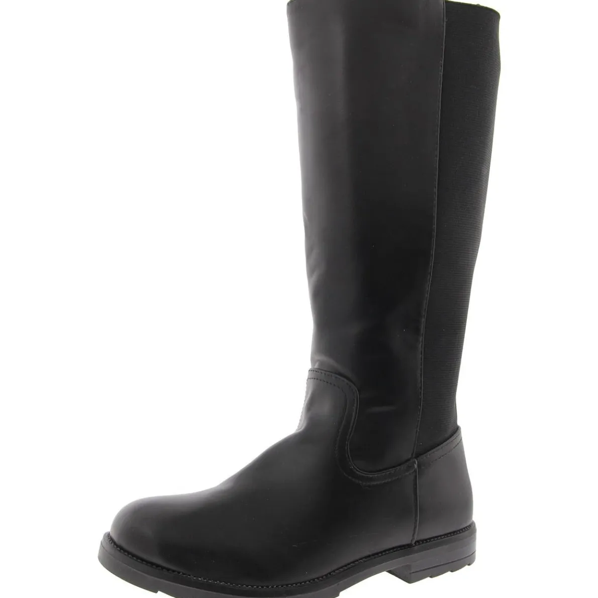 Jenni Zipper Faux Leather Knee-High Boots