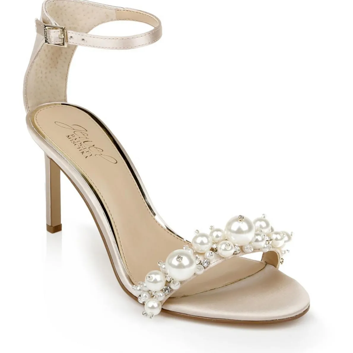 Lassie Ankle Strap Open Toe Heels