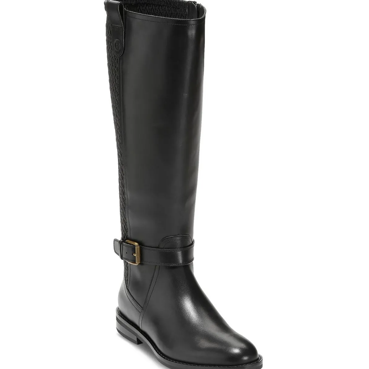 Cape Stretch Boot Tall Zipper Knee-High Boots