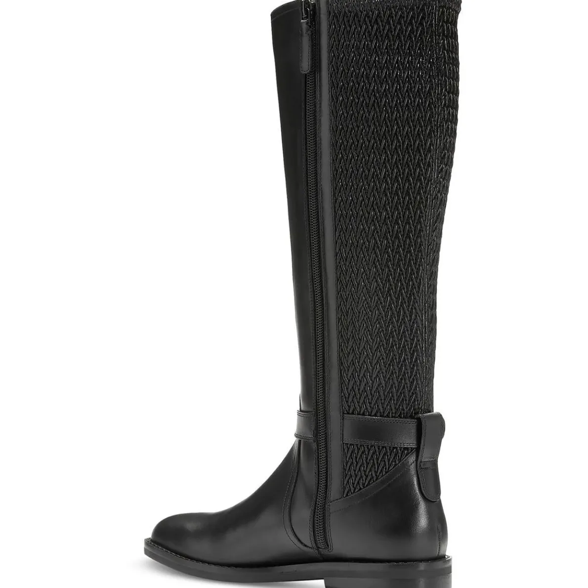 Cape Stretch Boot Tall Zipper Knee-High Boots