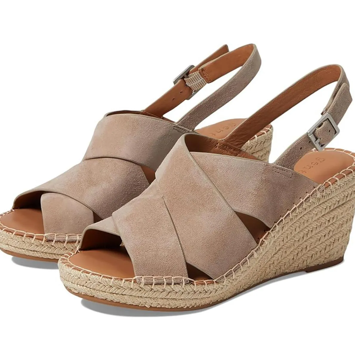 Strappy Faux Suede Espadrilles