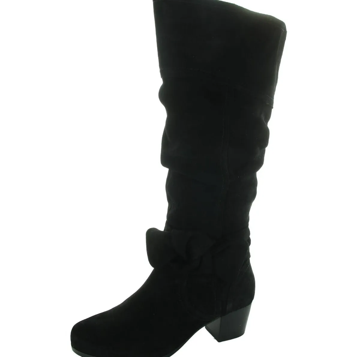 Sassy Leather Tall Knee-High Boots