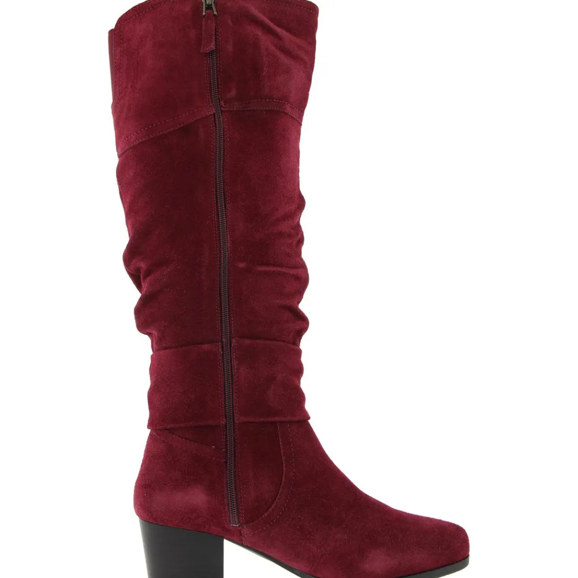 Sassy Leather Tall Knee-High Boots