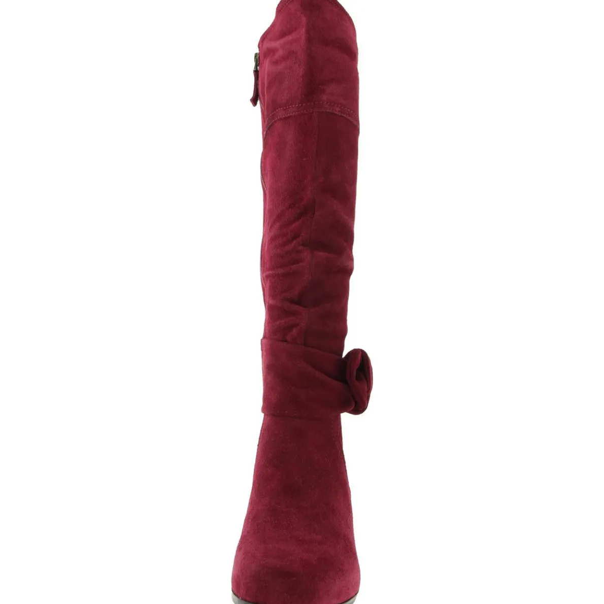 Sassy Leather Tall Knee-High Boots