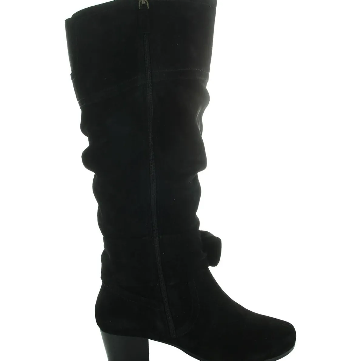 Sassy Leather Tall Knee-High Boots