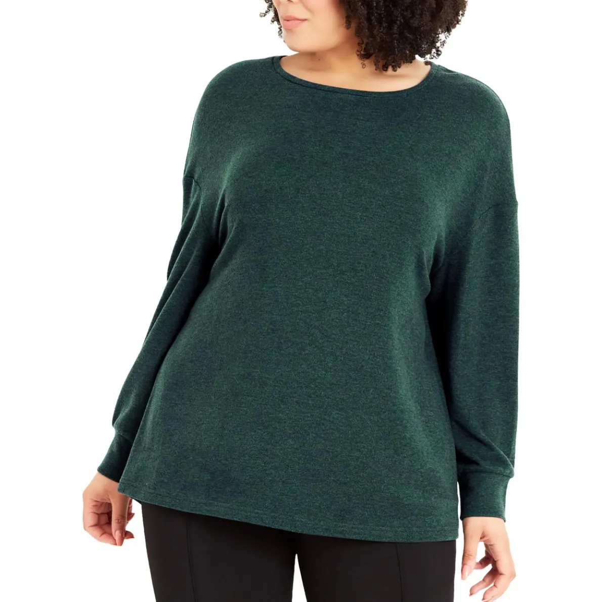 Plus Soft Knit Pullover Top
